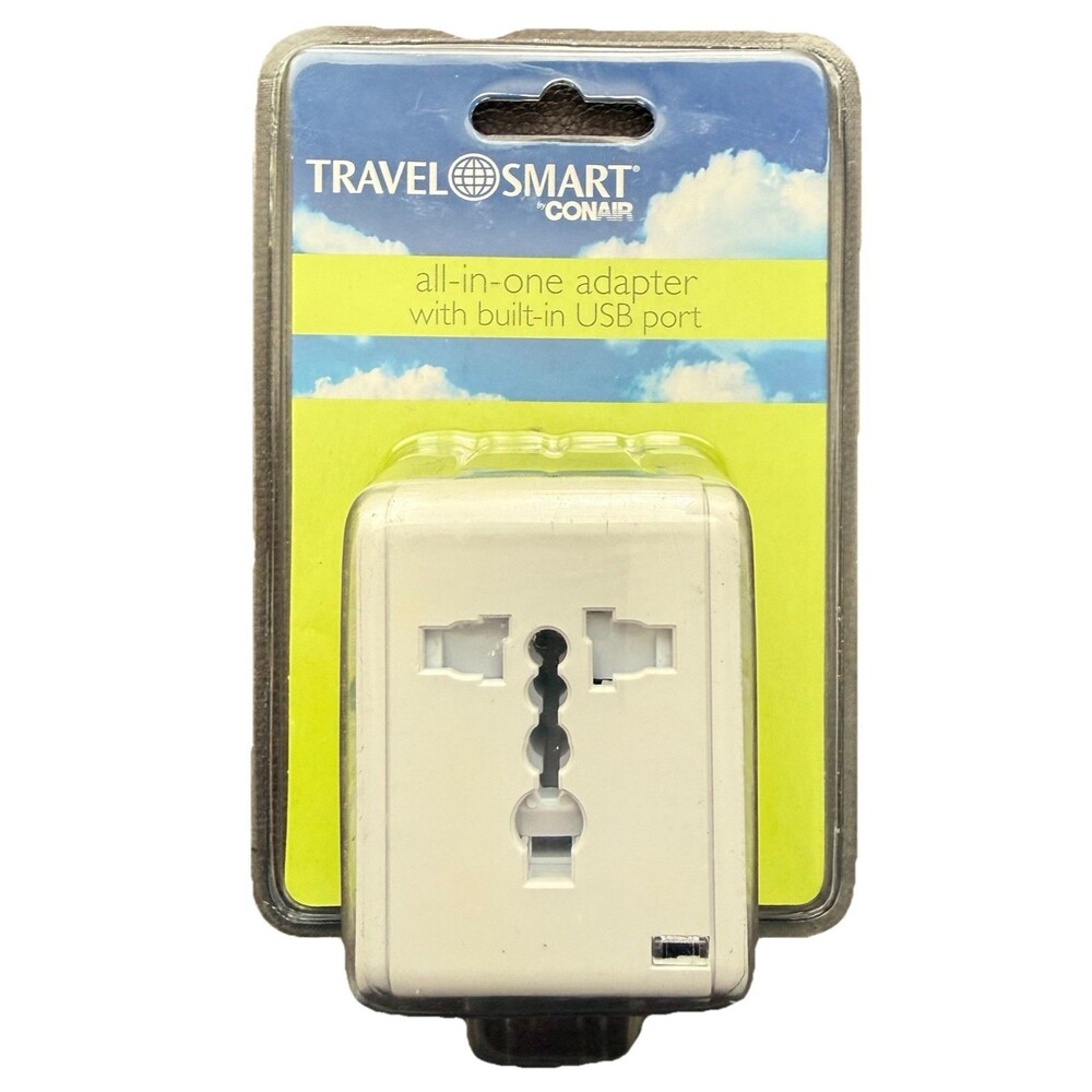 Travel Smart International Wall Outlet Adapter Conair Plug Adapter New TS240AP